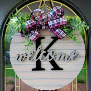 Product image of Monogramed Door Welcome sign