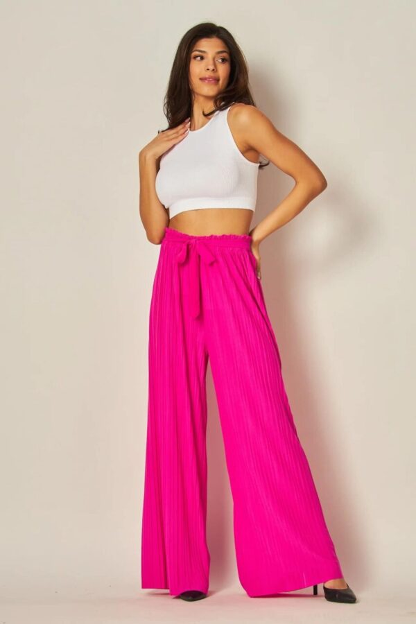 Product image of Pleated Wide Leg Pant – 6 Colors!