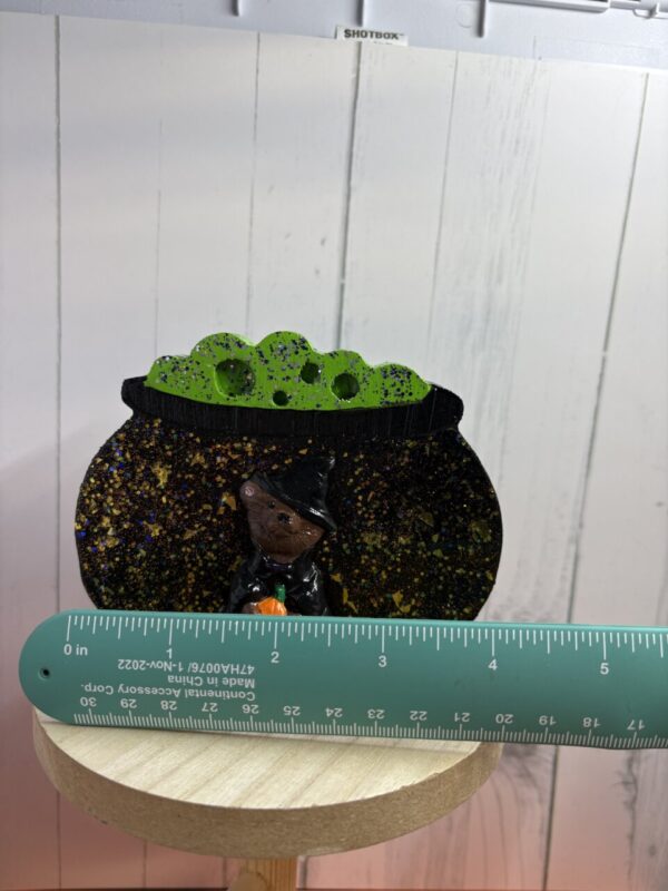 Product image of Halloween bear witch cauldron