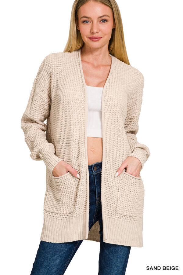 Product image of WAFFLE KNIT CARDIGAN (S-3XL) Several Colors!