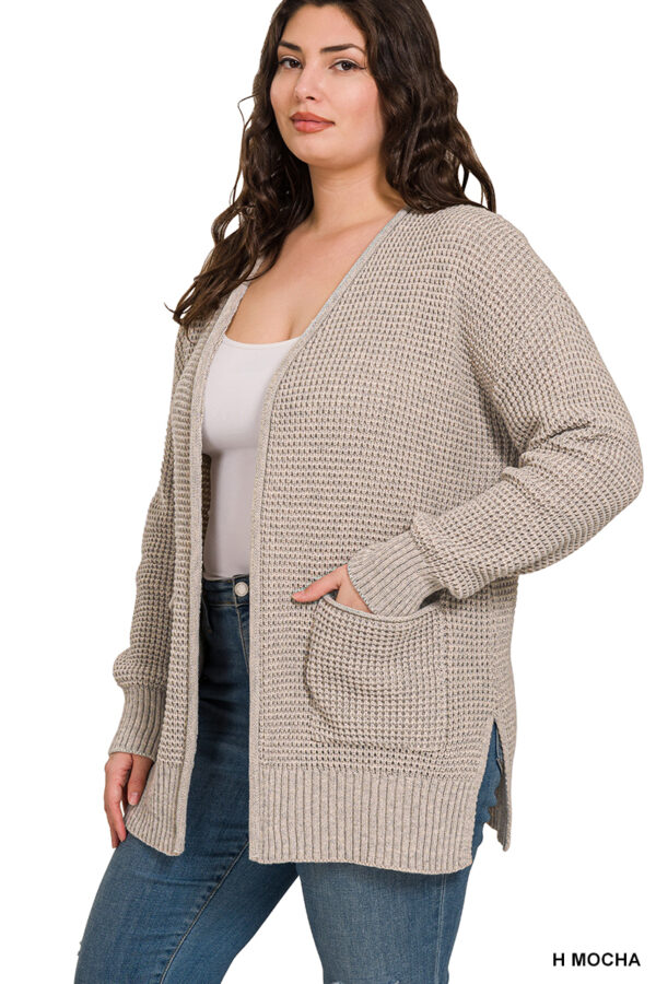 Product image of WAFFLE KNIT CARDIGAN (S-3XL) Several Colors!