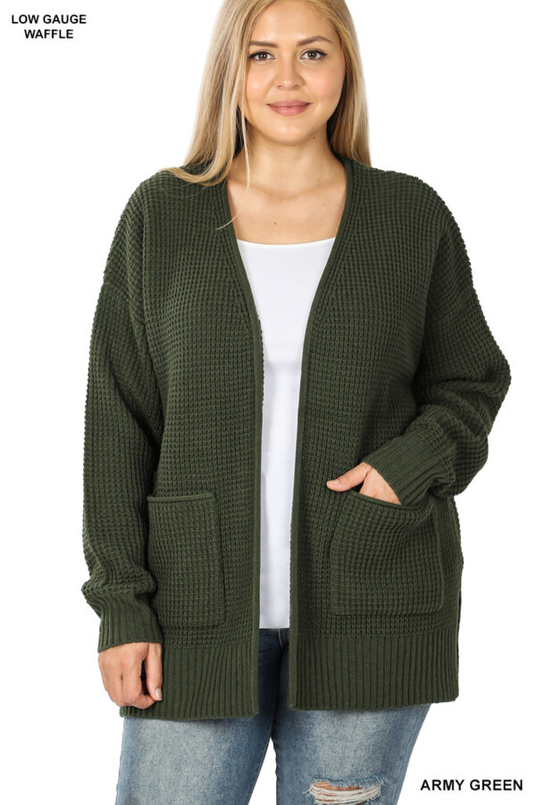 Product image of WAFFLE KNIT CARDIGAN (S-3XL) Several Colors!