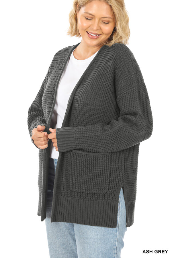 Product image of WAFFLE KNIT CARDIGAN (S-3XL) Several Colors!