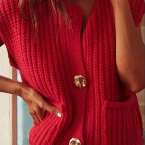 Product image of RED SWEATER VEST