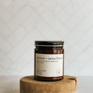 Product image of Coconut + Cactus Flower // 8oz soy candle