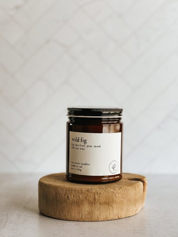 Product image of Wild Fig // 8oz soy candle