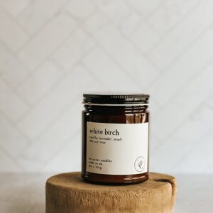 Product image of White Birch // 8oz soy candle