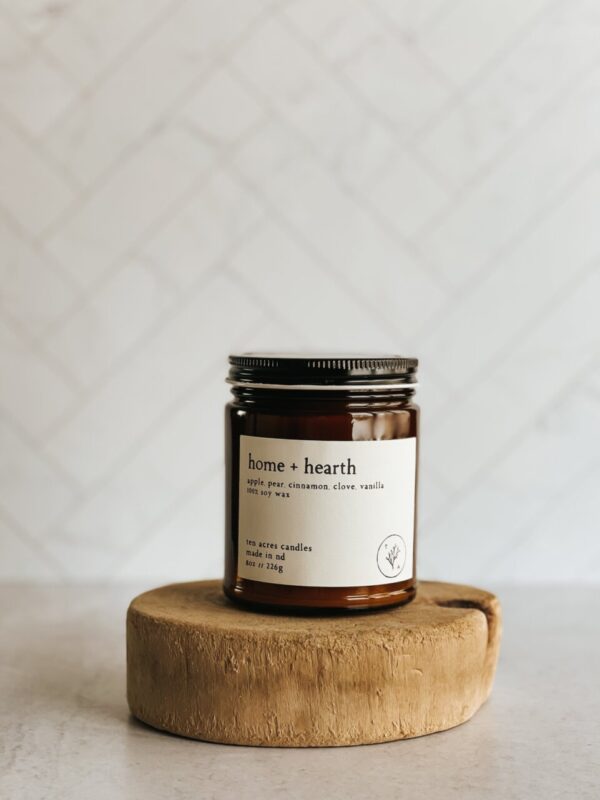 Product image of Home + Hearth // 8oz soy candle