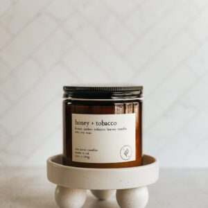 Product image of Honey + Tobacco // 12oz soy candle