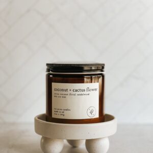Product image of Coconut + Cactus Flower // 12oz soy candle