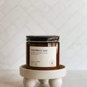 Product image of Strawberry Noir // 12oz soy candle