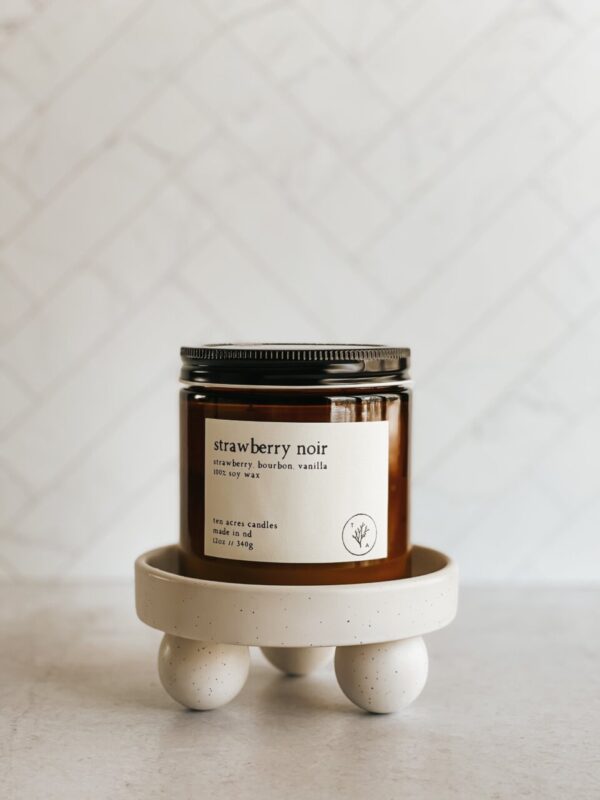 Product image of Strawberry Noir // 12oz soy candle