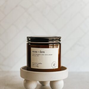 Product image of Moss + Fern // 12oz soy candle