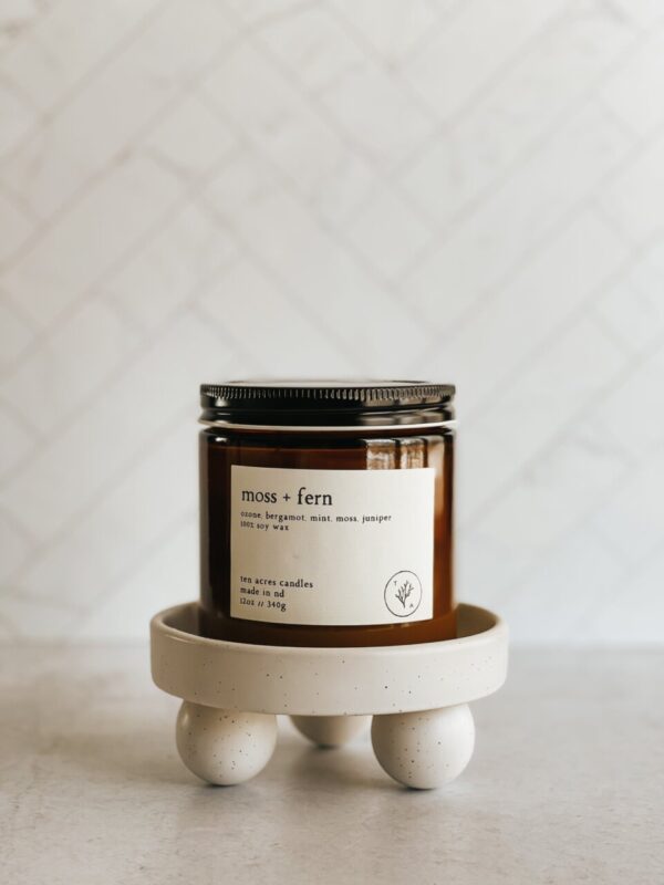 Product image of Moss + Fern // 12oz soy candle