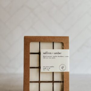 Product image of Saffron + Amber // soy melts