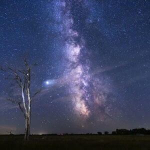 Product image of Milky Way on a North Dakota prairie – Photo