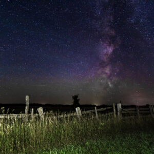 Product image of Milky Way and a corral North Dakota – Photo