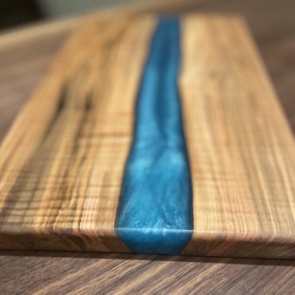 Product image of Bora Bora Blue Epoxy River Charcuterie Board