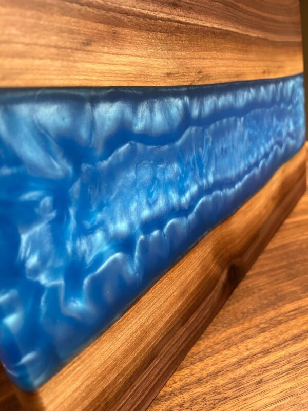 Product image of Caribbean Blue Epoxy River Charcuterie Board