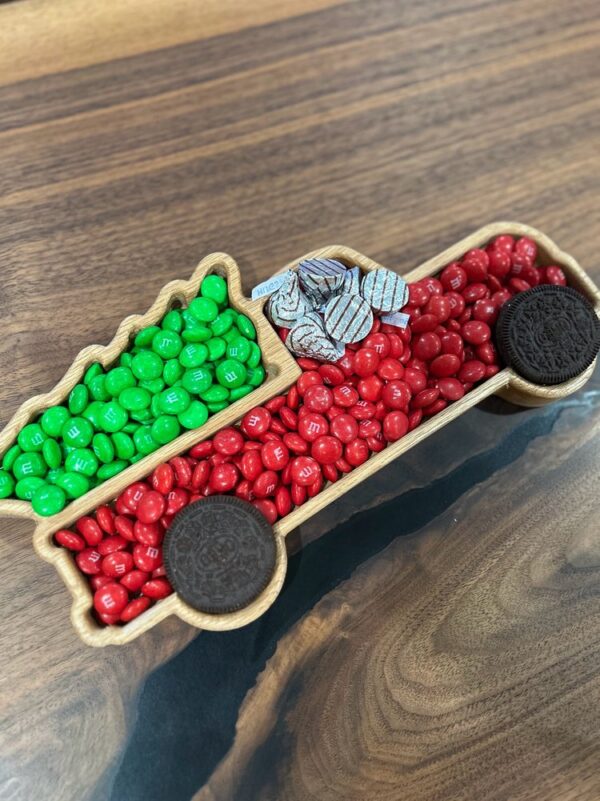Product image of Christmas Tree Truck Candy Tray