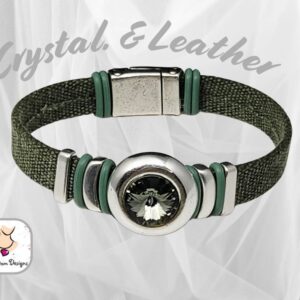 Product image of Canvas & Premium Crystal Bracelet