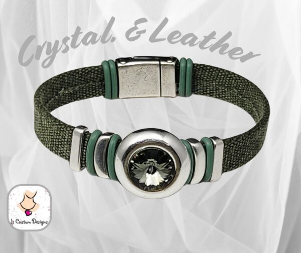 Product image of Canvas & Premium Crystal Bracelet