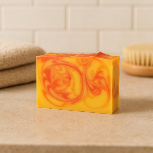 Product image of Orange Cranberry Spice Handmade Soap – Warm Fall Citrus & Berry Blend