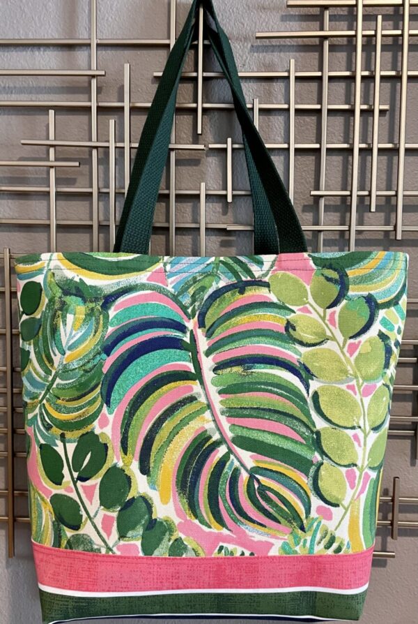 Product image of Grab & Go Tropical Leaf Tote