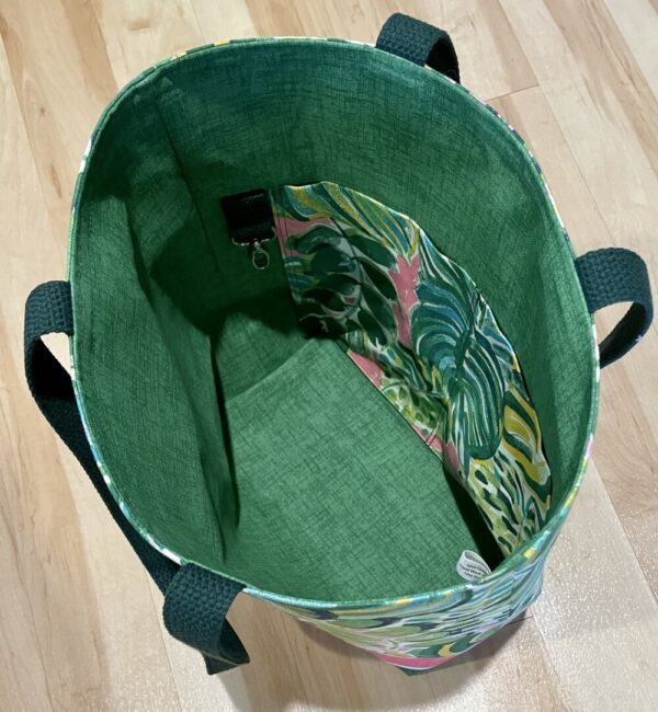 Product image of Grab & Go Tropical Leaf Tote