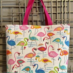 Product image of Grab & Go Tropical Flamingo Tote
