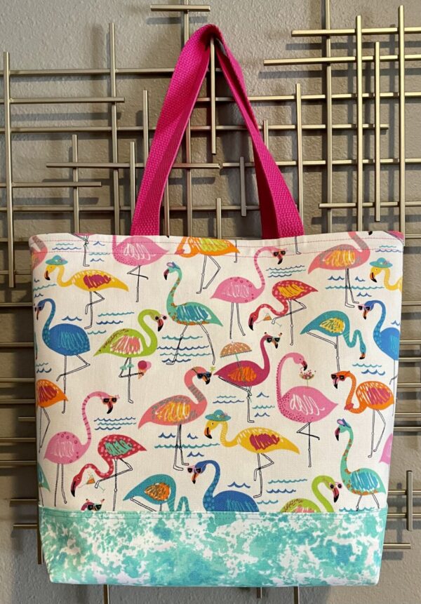 Product image of Grab & Go Tropical Flamingo Tote