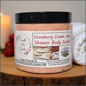 Product image of Strawberry Cream Cake – Shower Body Scrub