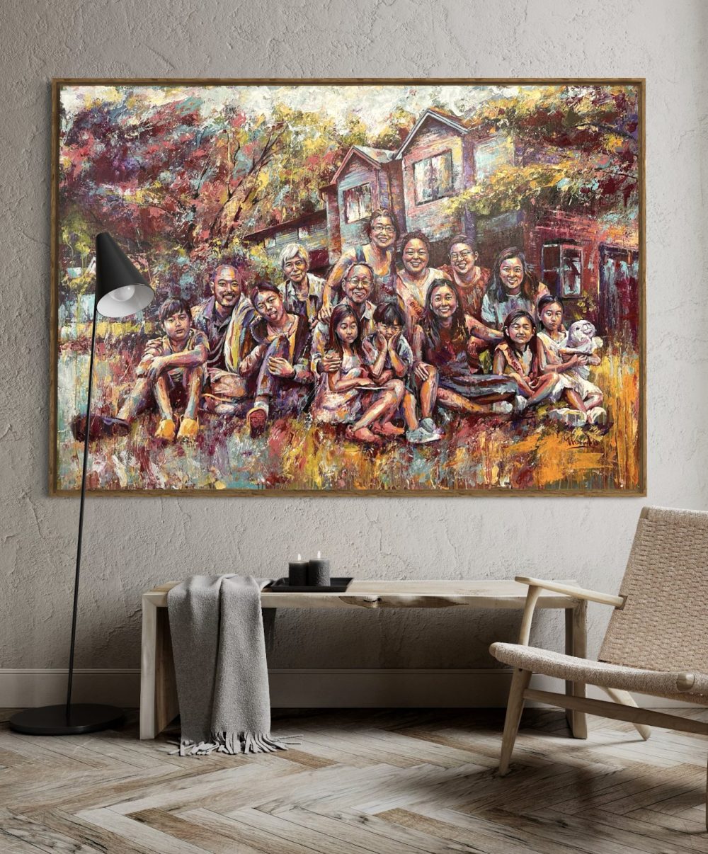 Product image of Family painting by Fabio Marinho