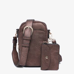 Product image of Parker 3 Compartment Crossbody w/ Pouch