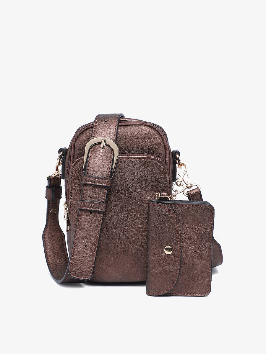 Product image of Parker 3 Compartment Crossbody w/ Pouch