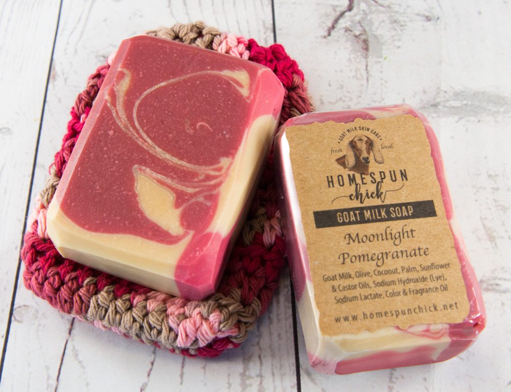 Product image of Moonlight Pomegranate Goat Milk Soap