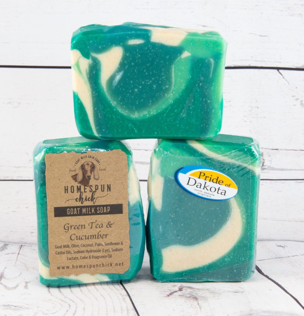 Product image of Green Tea & Cucumber Goat Milk Soap