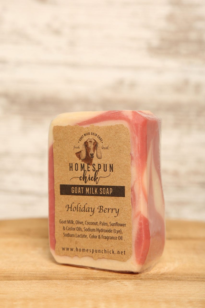 Product image of Holiday Berry Goat Milk Soap