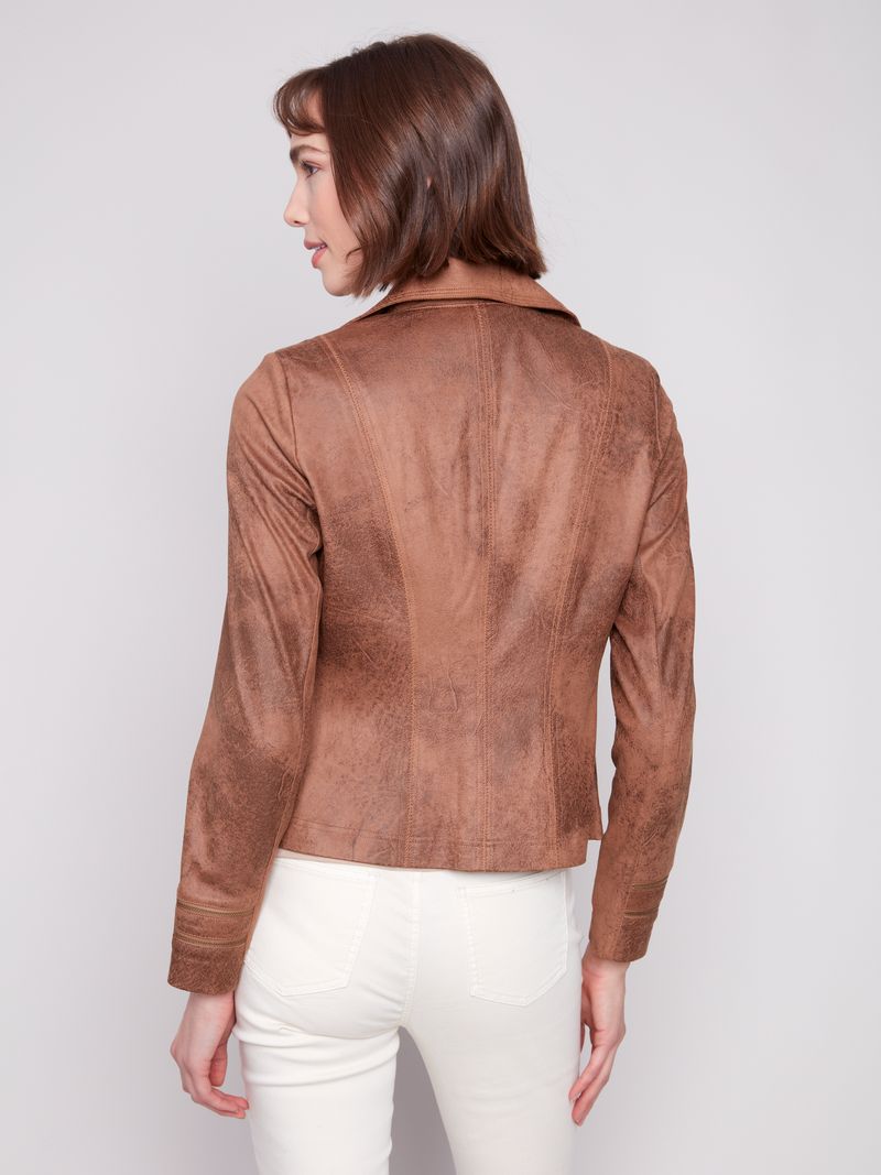 Product image of Vintage Faux Leather Jacket
