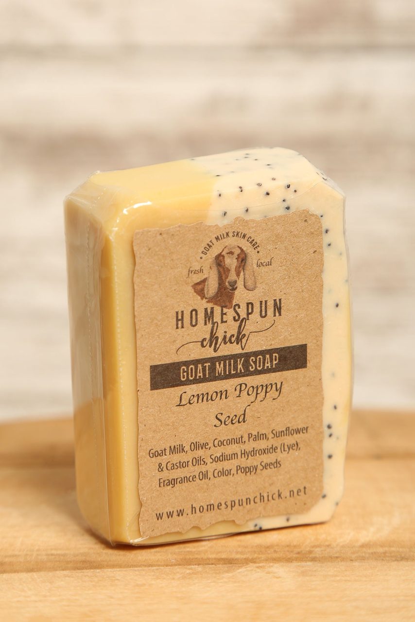 Product image of Lemon Poppy Seed Goat Milk Soap