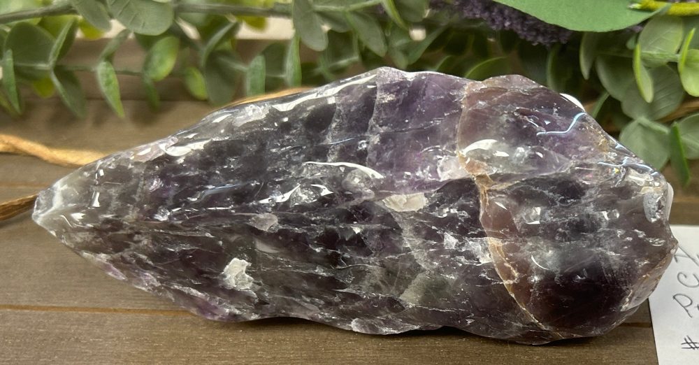 Product image of Chevron Amethyst Polished Point #4