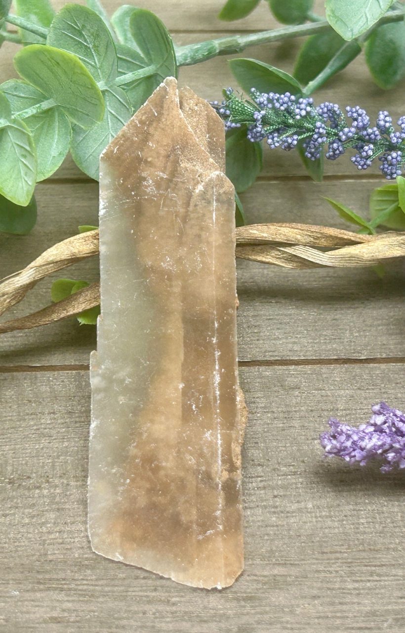 Product image of Selenite Hourglass #4