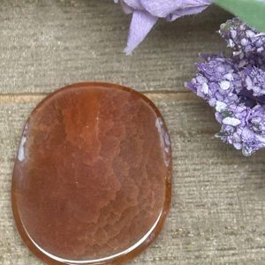 Product image of Agate Fire Oval Pocket Stone Medium