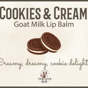 Product image of Cookies & Cream Goat Milk Lip Balm