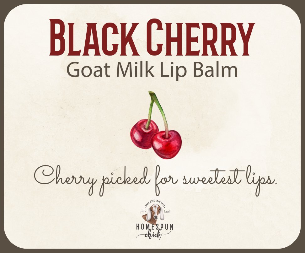 Product image of Black Cherry Goat Milk Lip Balm