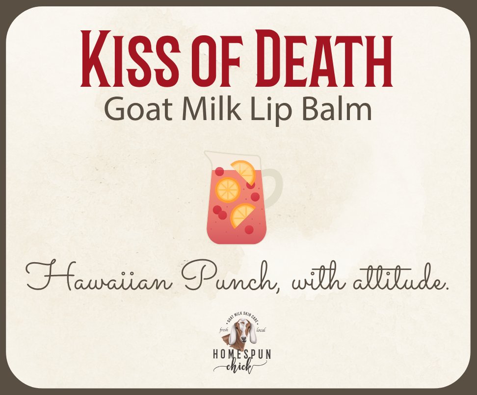 Product image of Kiss of Death Goat Milk Lip Balm
