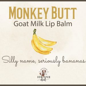 Product image of Monkey Butt Goat Milk Lip Balm