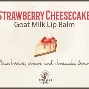 Product image of Strawberry Cheesecake Goat Milk Lip Balm
