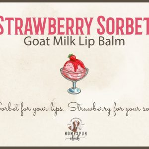 Product image of Strawberry Sorbet Goat Milk Lip Balm