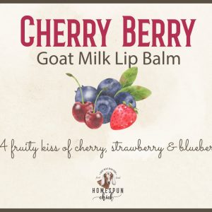 Product image of Cherry Berry Goat Milk Lip Balm